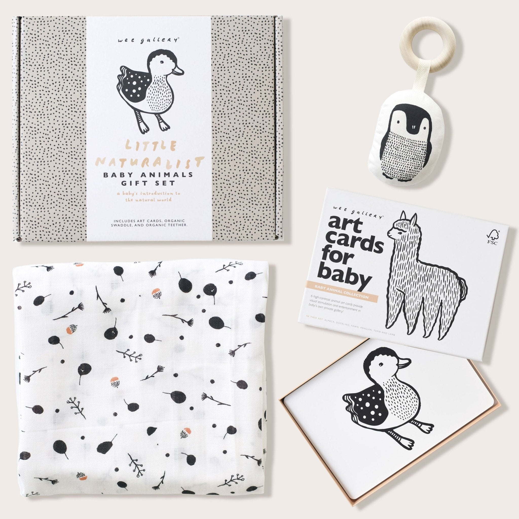 Newborn Baby Gift Set - Baby Animals