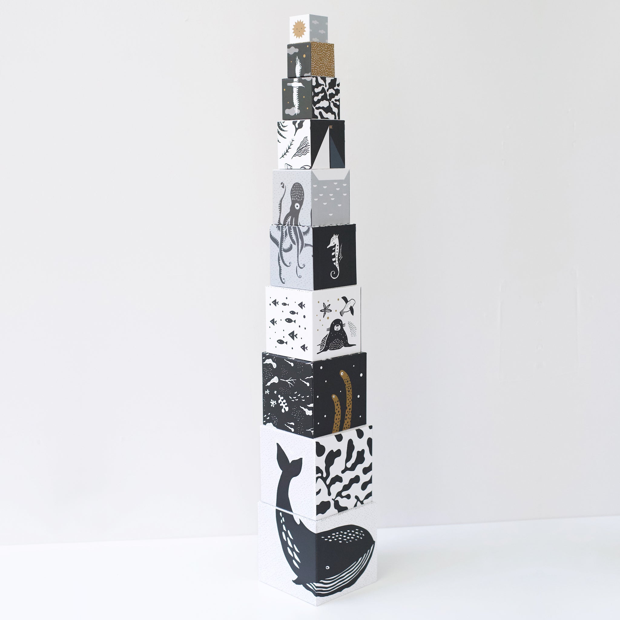 Nesting Blocks - Ocean Animals - Cultr. by Created for Culture asianowned aapimarketplace asianownedkids asianownedkidsproducts asianownedbrands