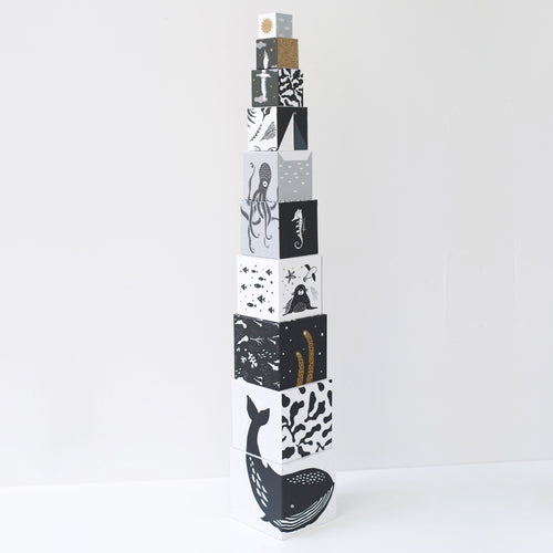 Nesting Blocks - Ocean Animals - Cultr. by Created for Culture asianowned aapimarketplace asianownedkids asianownedkidsproducts asianownedbrands