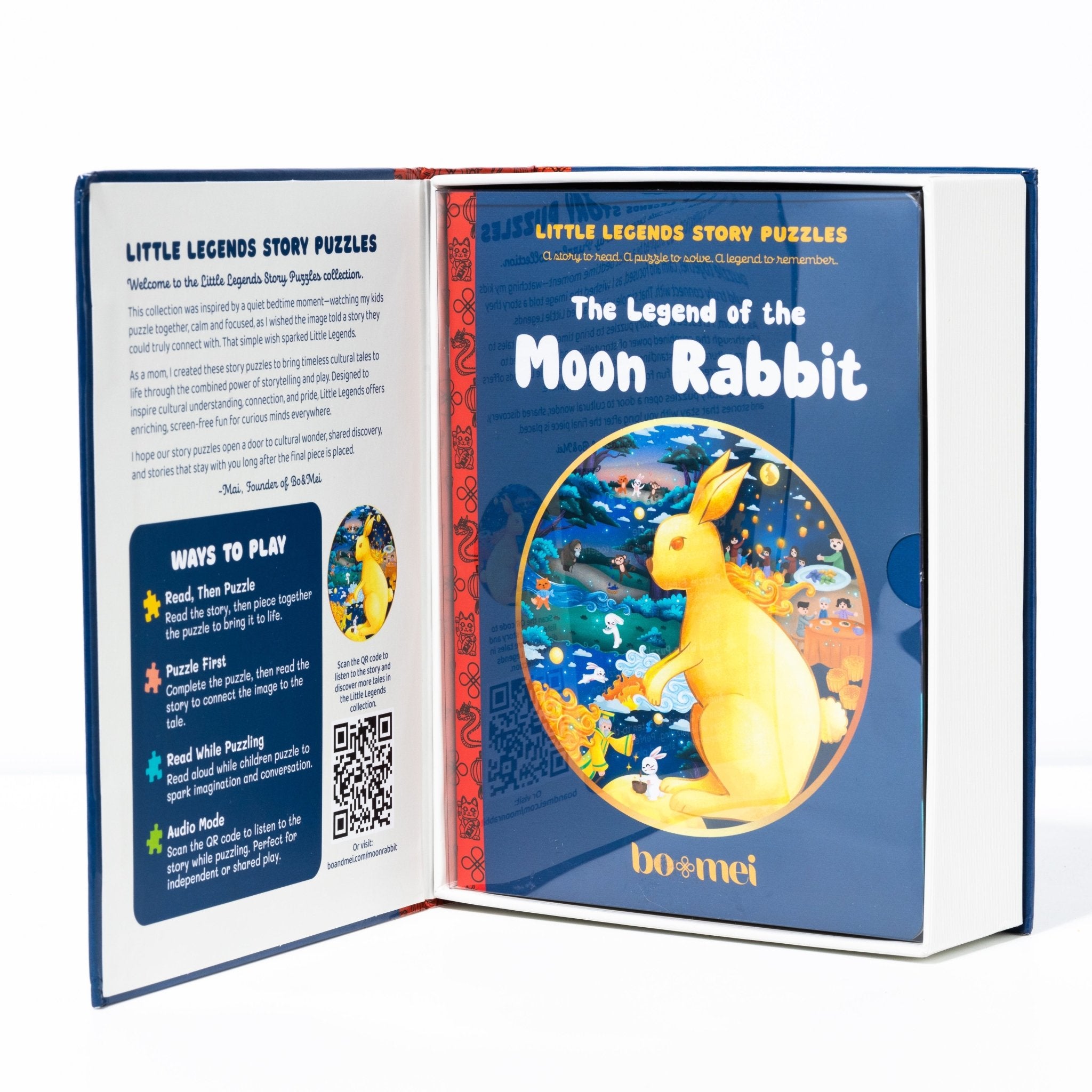 The Legend of the Moon Rabbit — Story Puzzle - Cultr. by Created for Culture asianowned aapimarketplace asianownedkids asianownedkidsproducts asianownedbrands