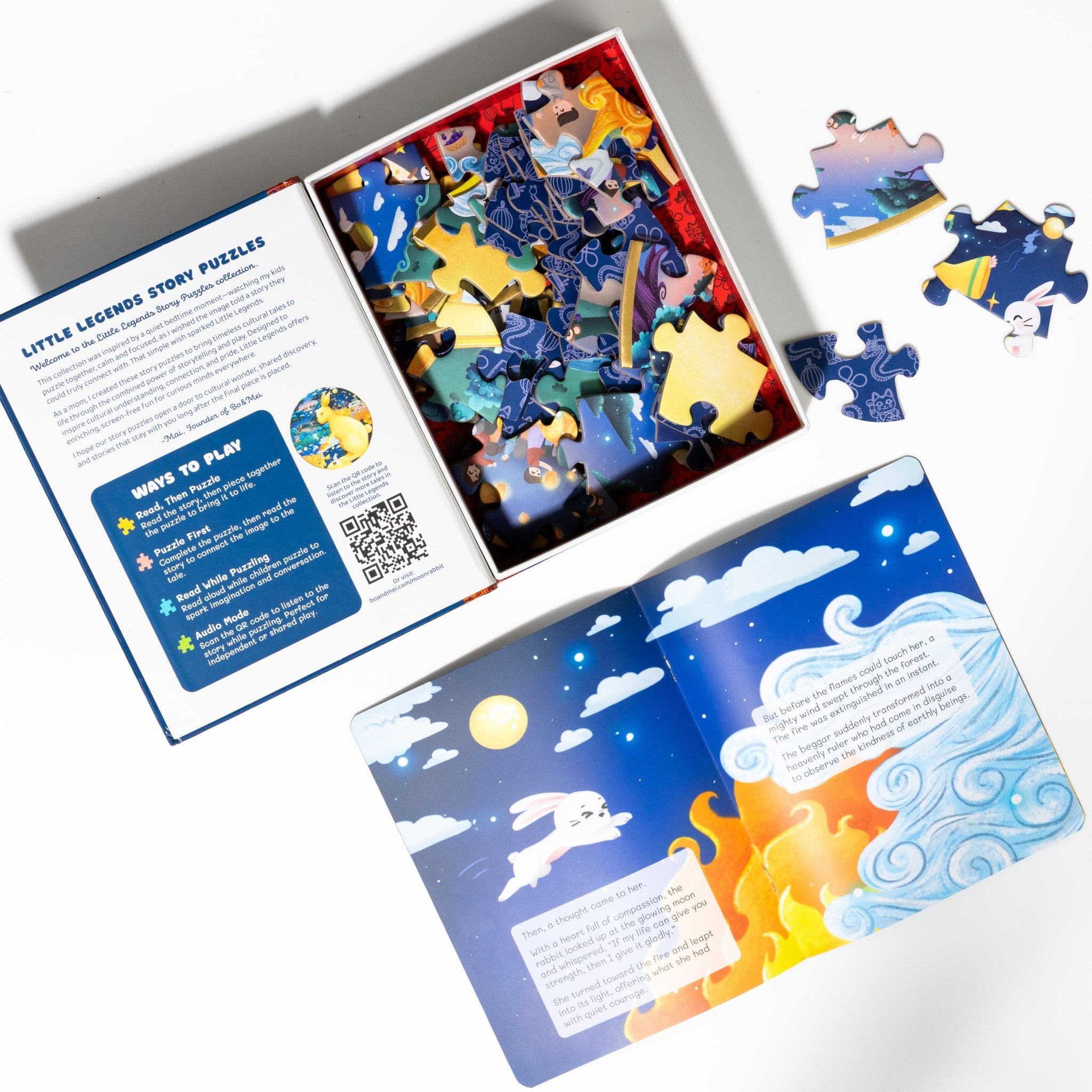 The Legend of the Moon Rabbit — Story Puzzle - Cultr. by Created for Culture asianowned aapimarketplace asianownedkids asianownedkidsproducts asianownedbrands