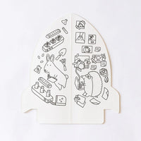 Rocket Shaped Giant Coloring Book - Cultr. by Created for Culture asianowned aapimarketplace asianownedkids asianownedkidsproducts asianownedbrands