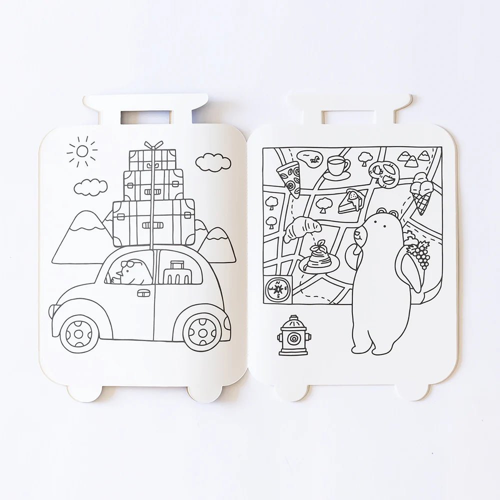 Suitcase Shaped Giant Coloring Book - Cultr. by Created for Culture asianowned aapimarketplace asianownedkids asianownedkidsproducts asianownedbrands