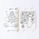 Suitcase Shaped Giant Coloring Book - Cultr. by Created for Culture asianowned aapimarketplace asianownedkids asianownedkidsproducts asianownedbrands