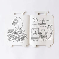Suitcase Shaped Giant Coloring Book - Cultr. by Created for Culture asianowned aapimarketplace asianownedkids asianownedkidsproducts asianownedbrands