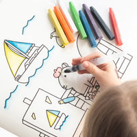 Suitcase Shaped Giant Coloring Book - Cultr. by Created for Culture asianowned aapimarketplace asianownedkids asianownedkidsproducts asianownedbrands