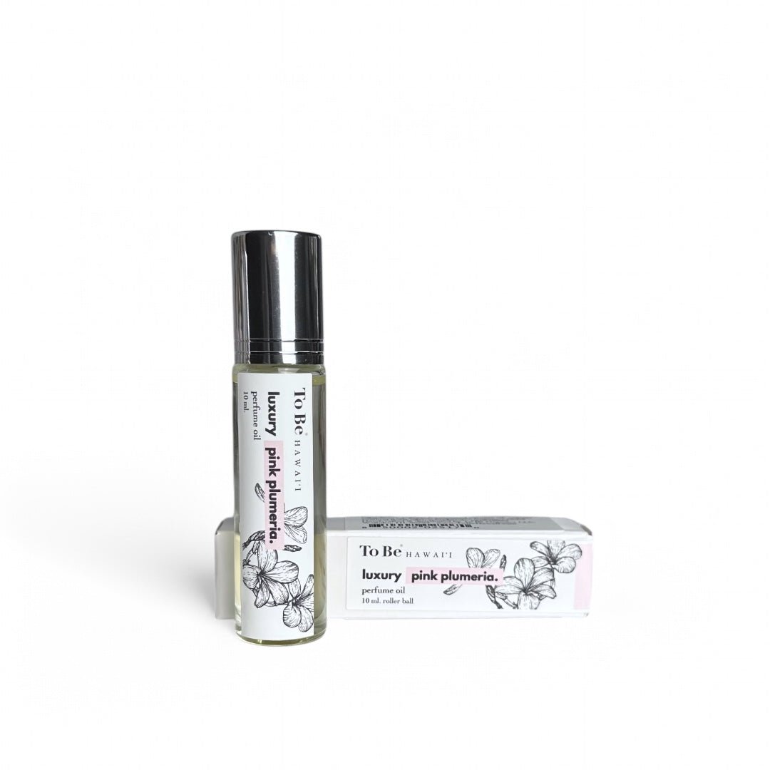 Pink Plumeria Luxury Perfume Roller
