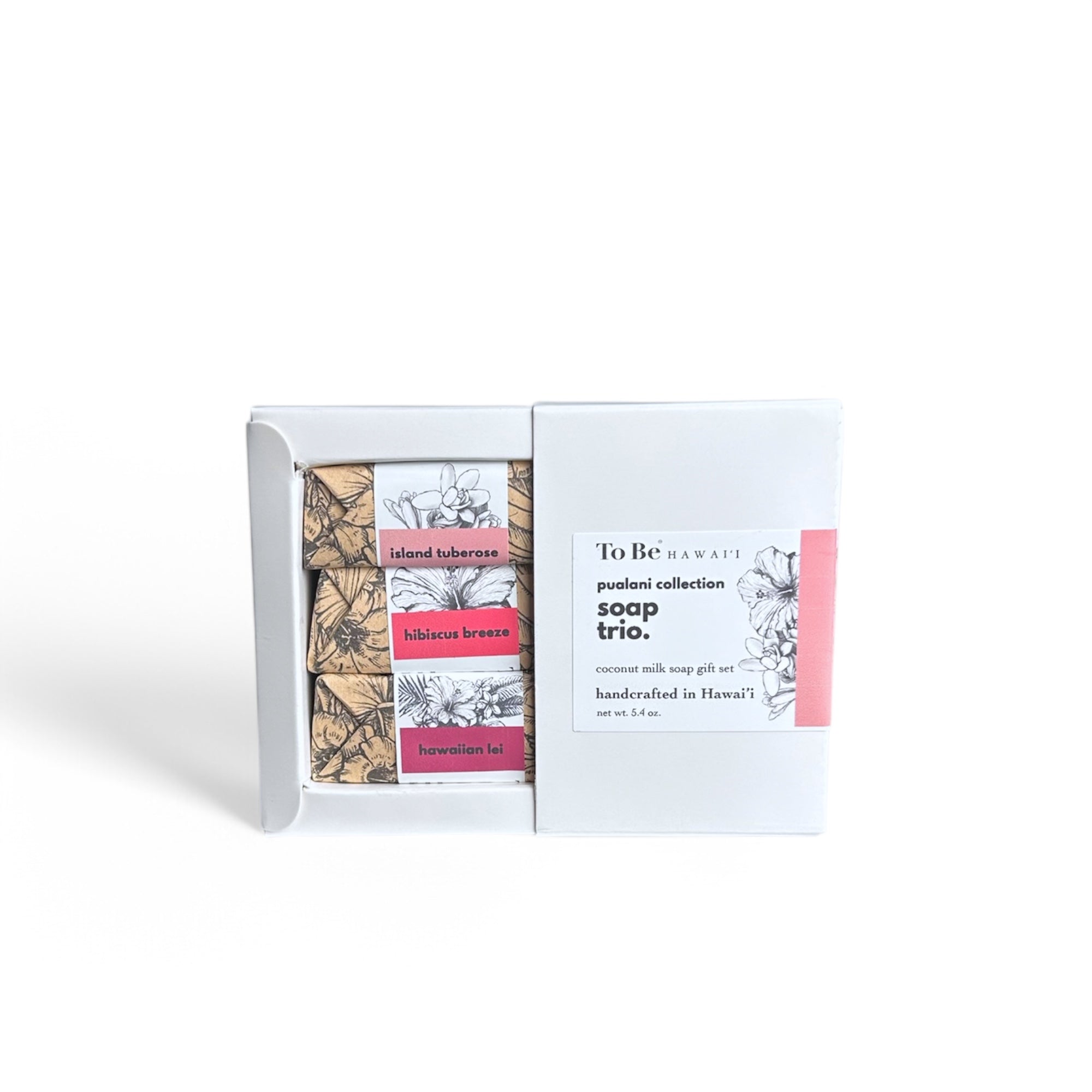 Pualani Scents (floral) Luxury Bar Soap Trio