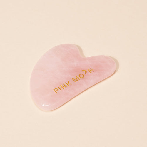 Rose Quartz Gua Sha Facial Toolkit - Cultr. by Created for Culture Pink Moon #aapimarketplace# #asianownedproduct#