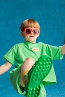 ☀️ Organic Play Set — Short Sleeve + Shorts in Green