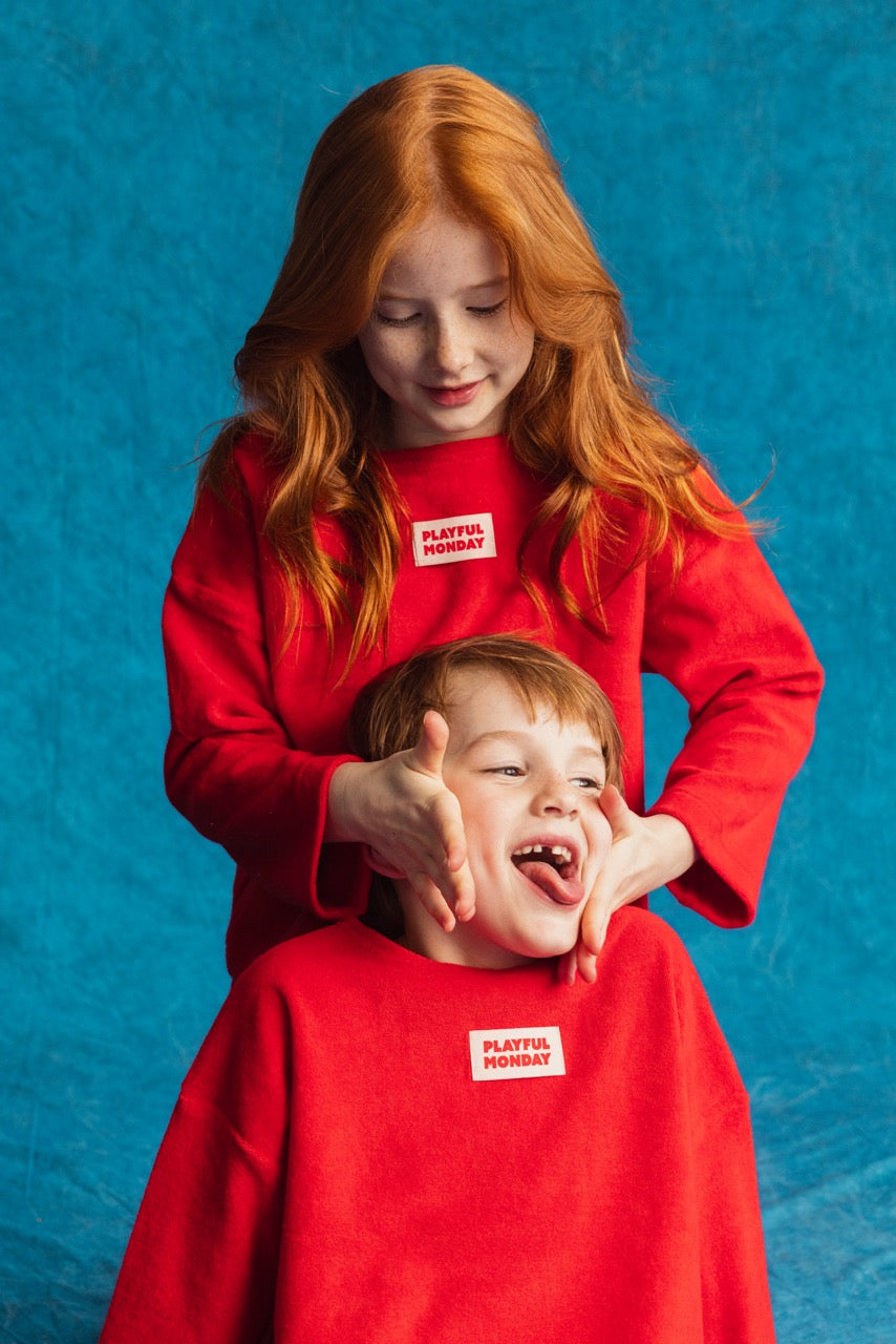 Terry Cotton Play Set - Red