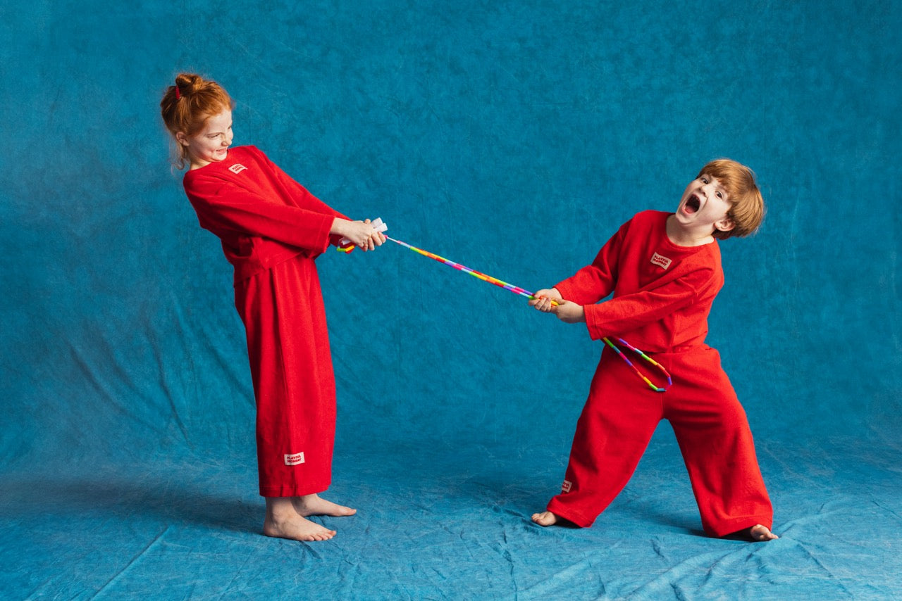 Terry Cotton Play Set - Red