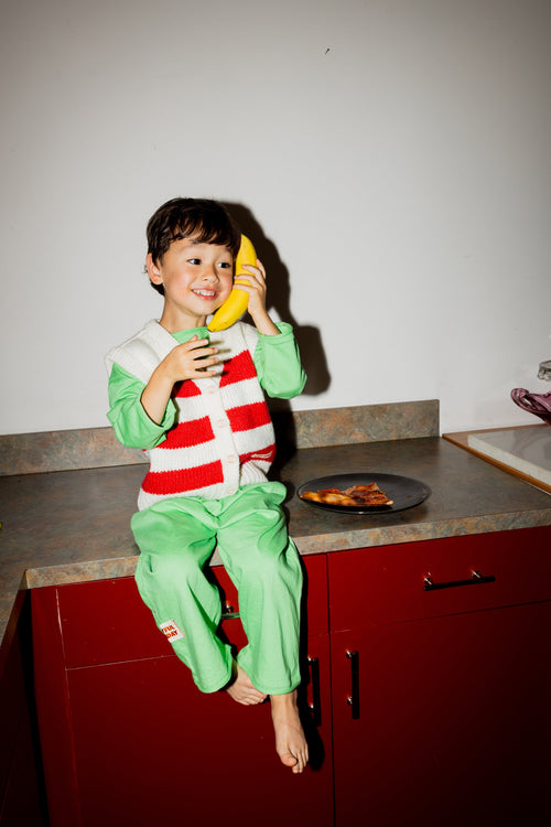 ☀️ Organic Play Set — Long Sleeve + Pants in Green