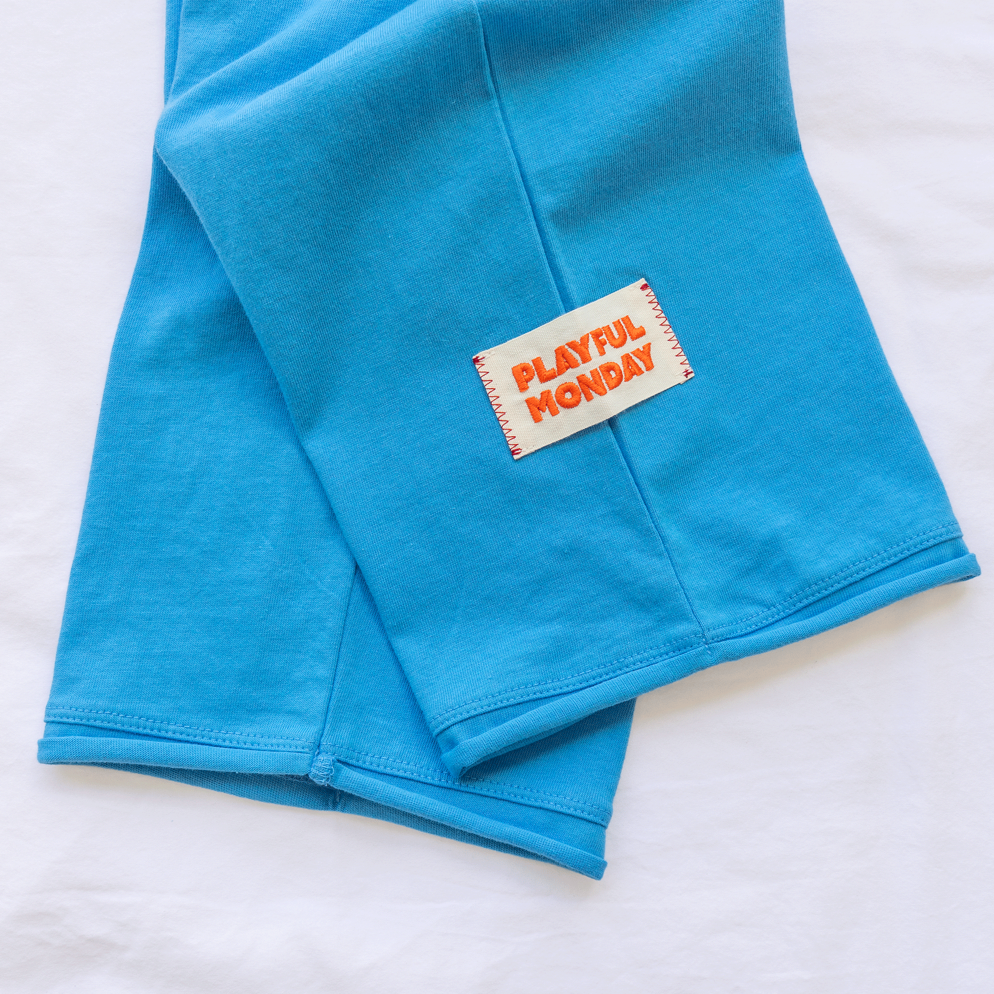 ☀️ Organic Play Set — Long Sleeve + Pants in Blue
