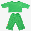 ☀️ Organic Play Set — Long Sleeve + Pants in Green