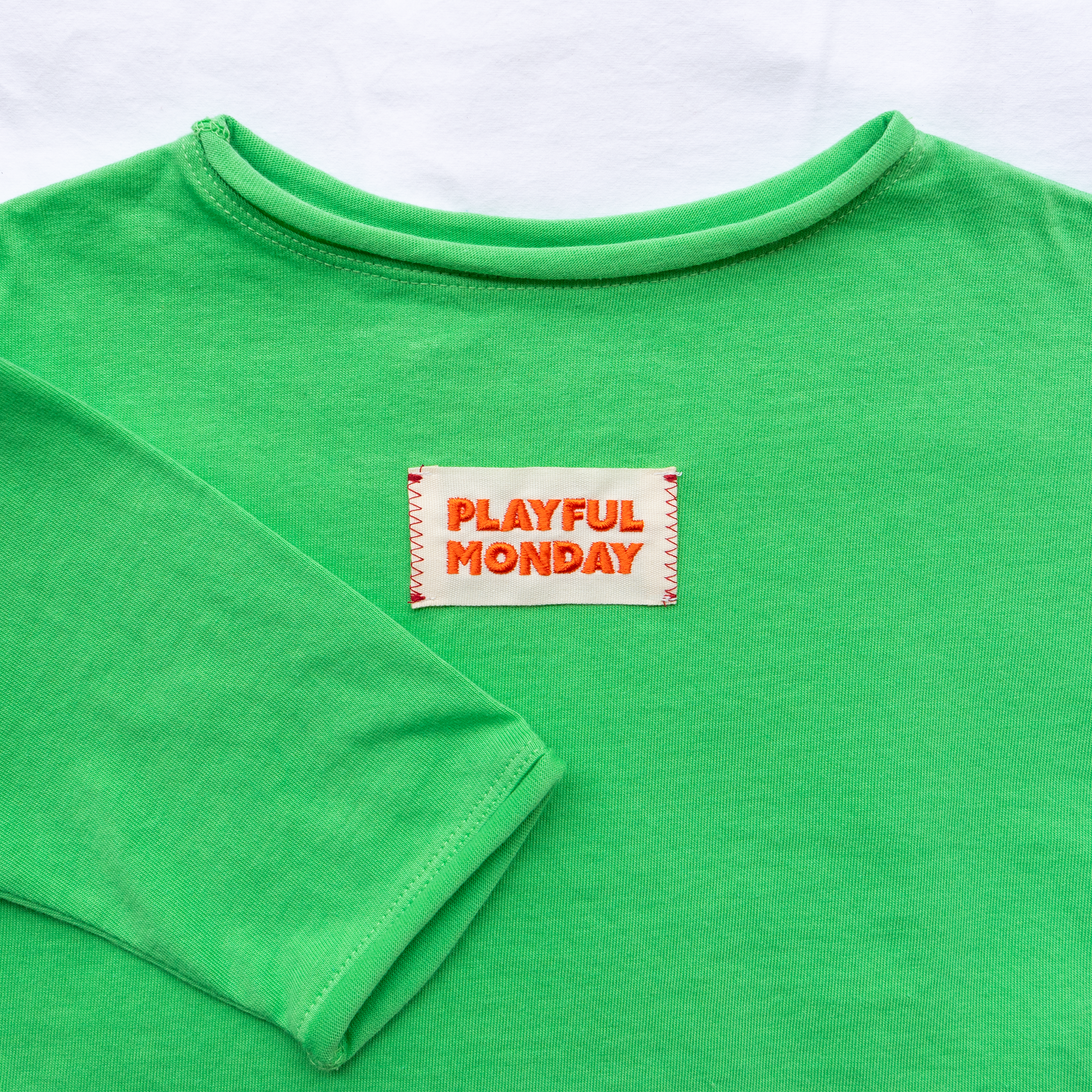 ☀️ Organic Play Set — Long Sleeve + Pants in Green