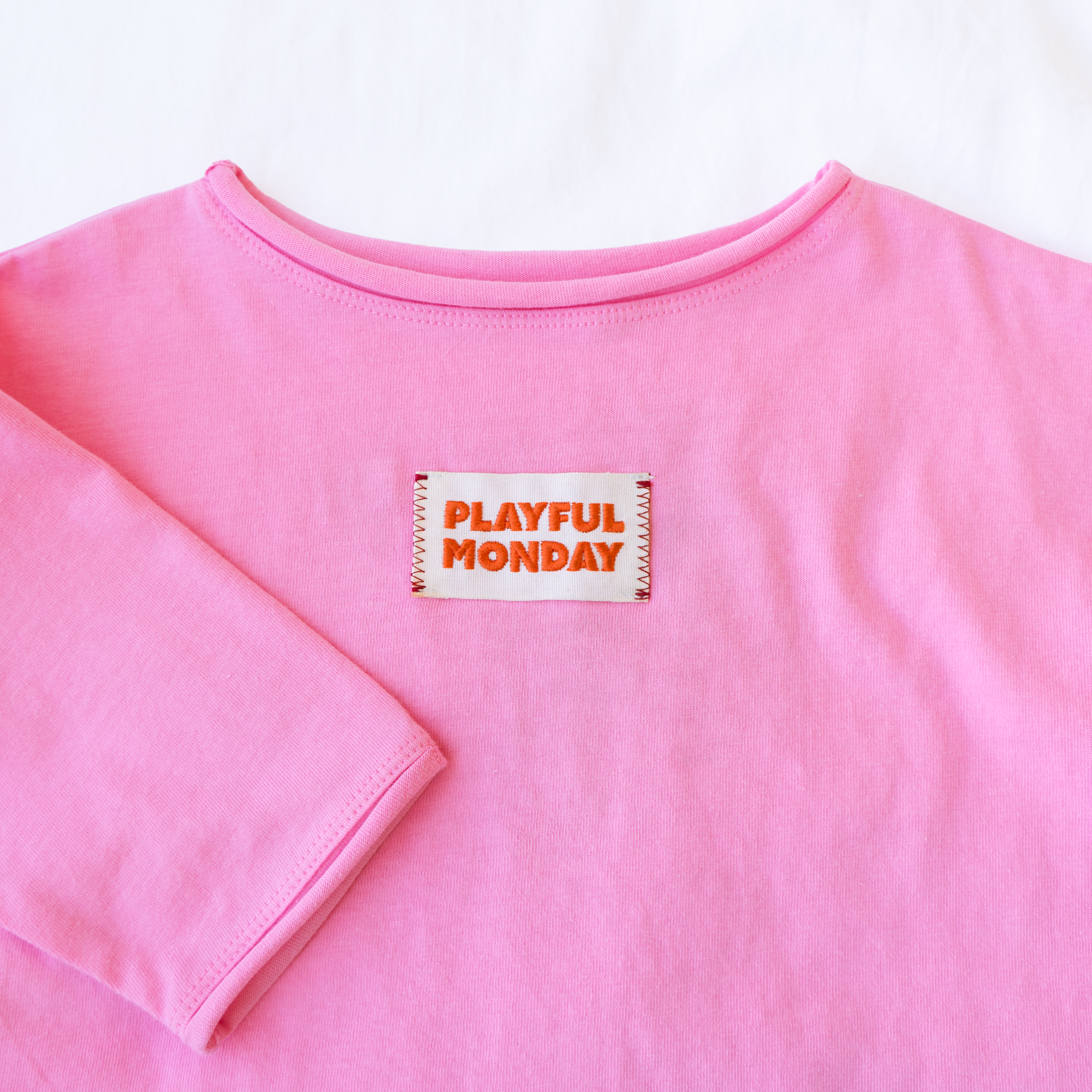 ☀️ Organic Play Set — Long Sleeve + Pants in Pink