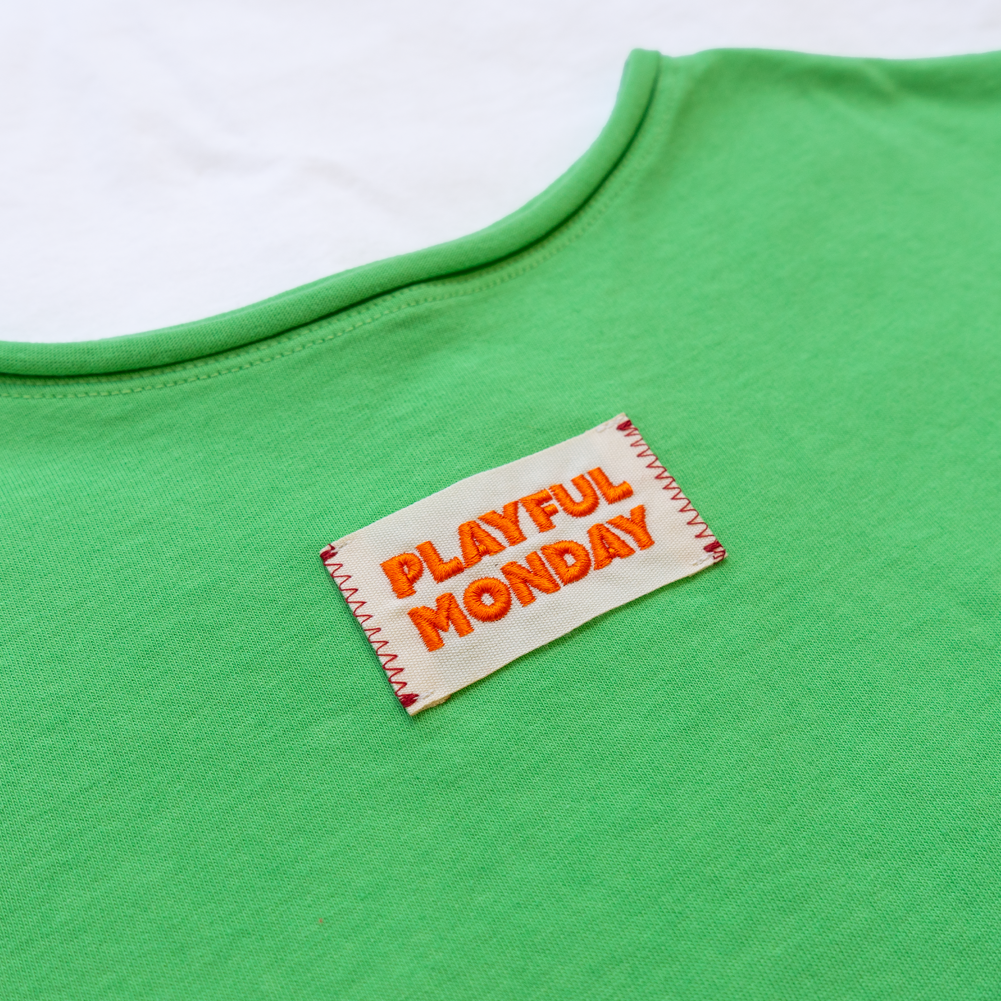 ☀️ Organic Play Set — Short Sleeve + Shorts in Green