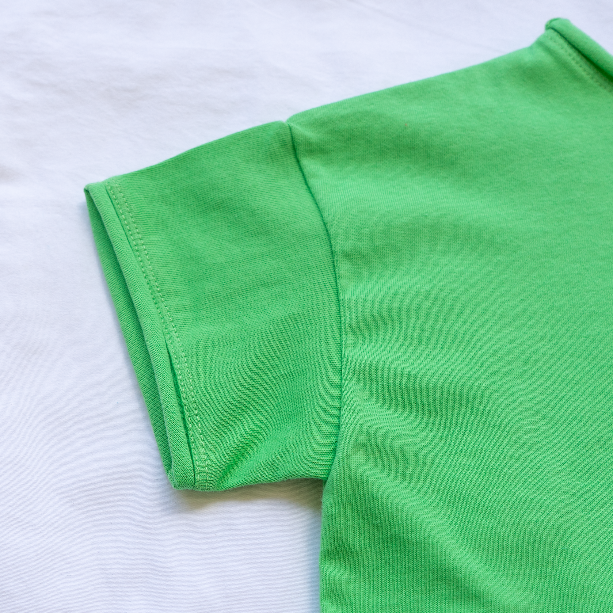 ☀️ Organic Play Set — Short Sleeve + Shorts in Green