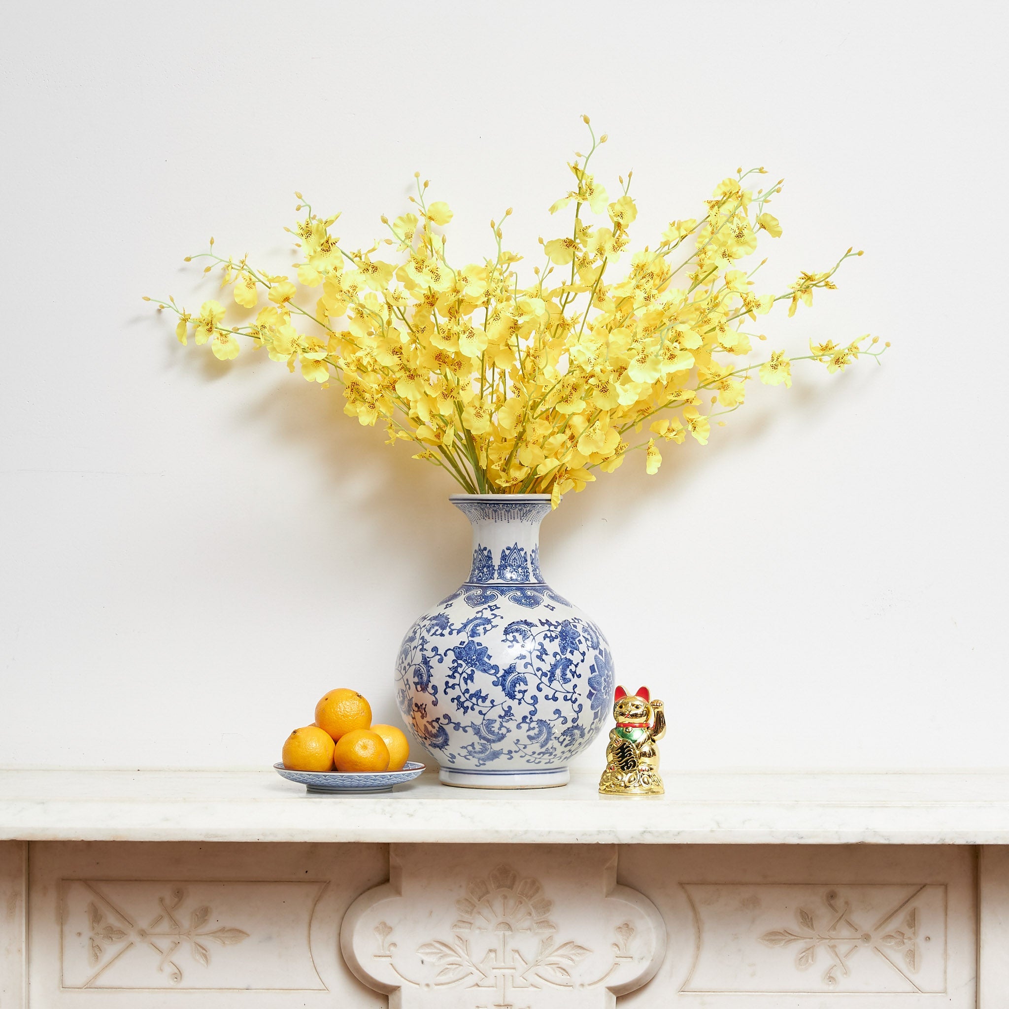 Yellow Dancing Orchid Flowers (10 stems)