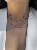 RICE Bead Chain Minimalist Necklace