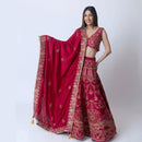 Regal Magenta Lehenga