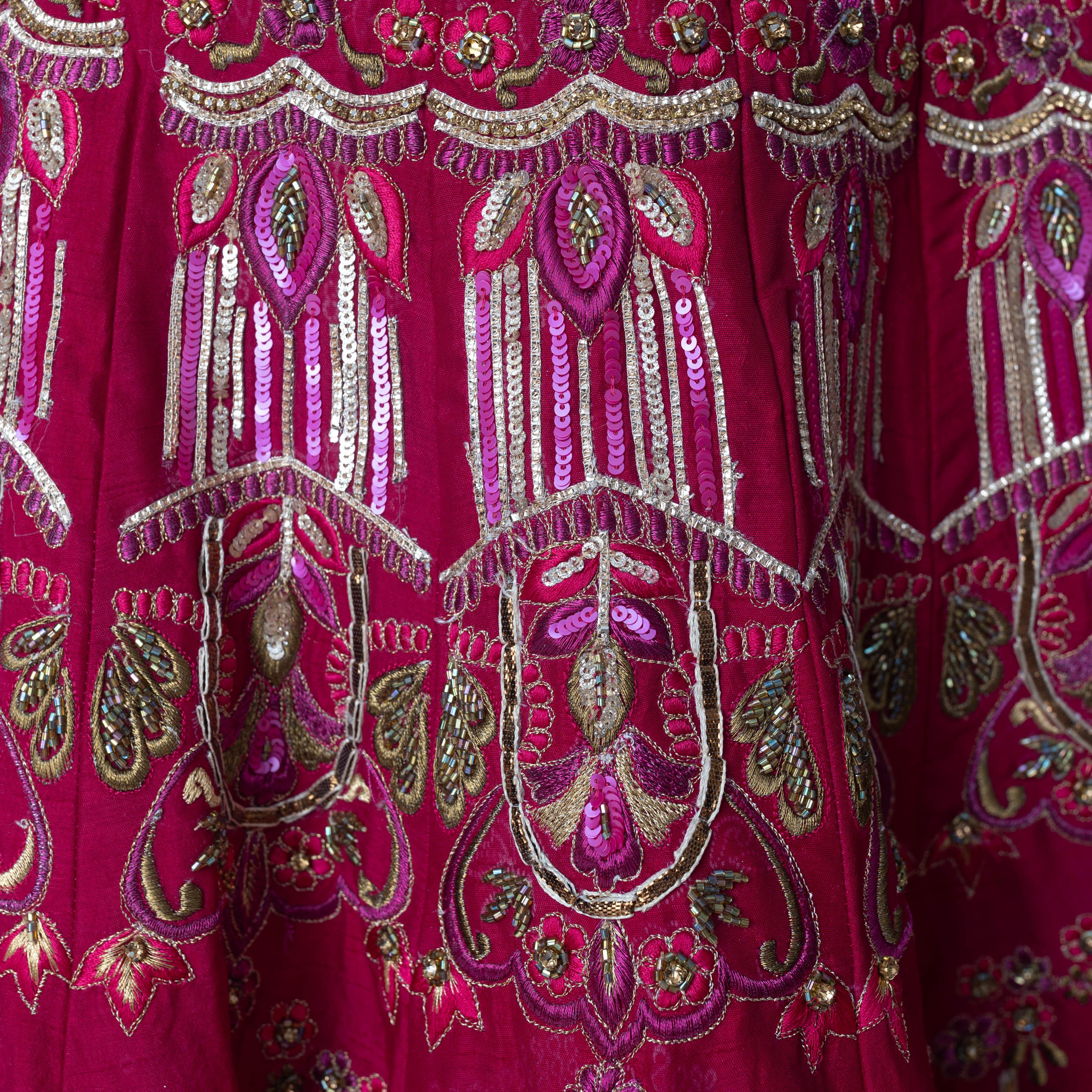Regal Magenta Lehenga