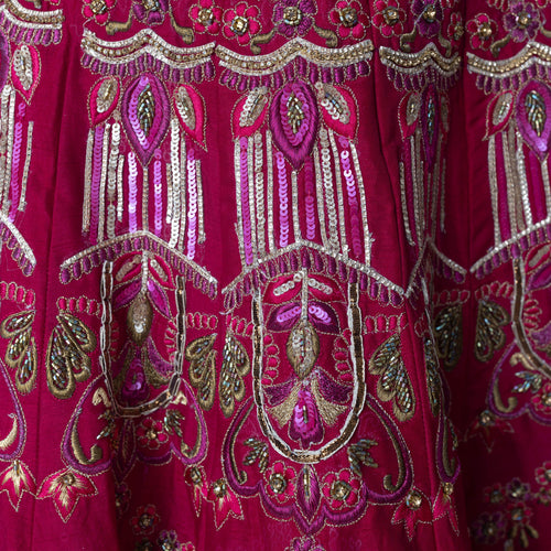 Regal Magenta Lehenga
