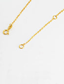 RICE Bead Thin Chain Strand Necklace | 18K Gold Over Sterling Silver