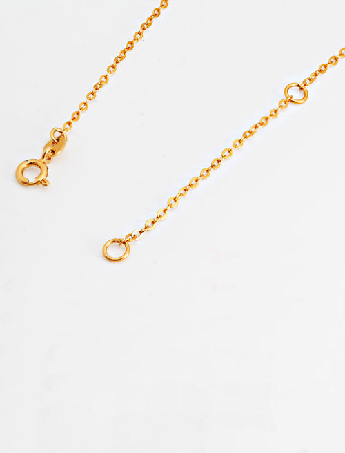 RICE Bead Chain Minimalist Necklace