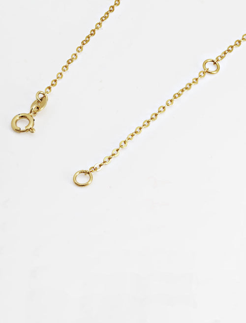 RICE Bead Chain Minimalist Necklace