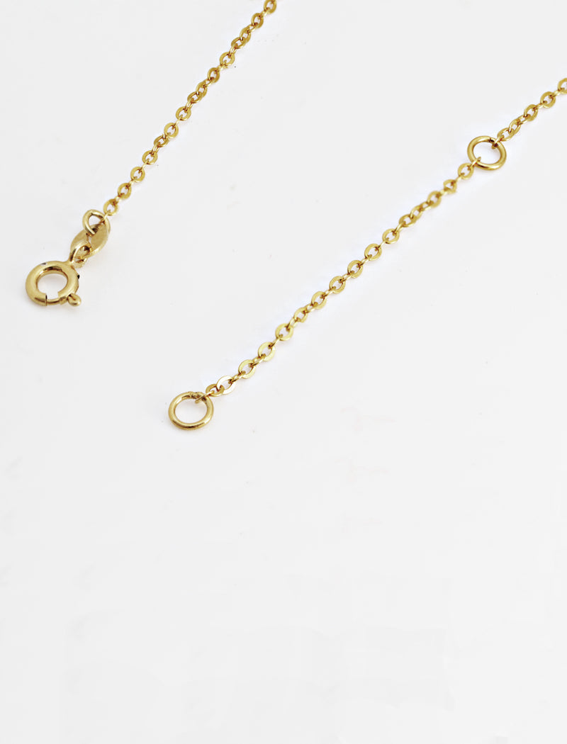RICE Bead Chain Minimalist Necklace