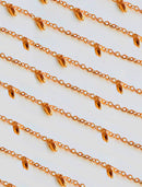 RICE Bead Chain Minimalist Necklace