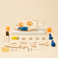 Fish Robot DIY Kit, Educational STEM Toy
