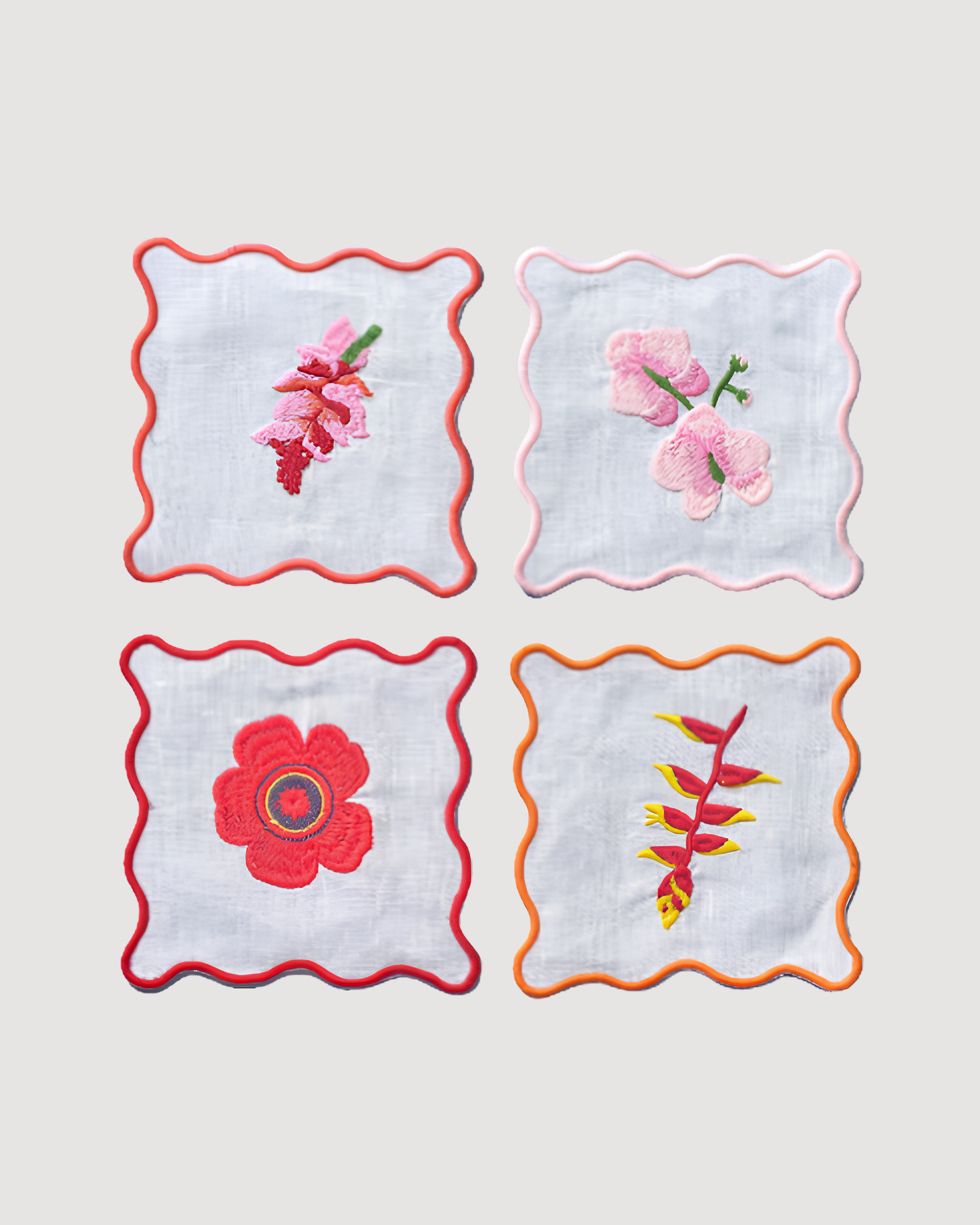 Flores Cocktail Napkin