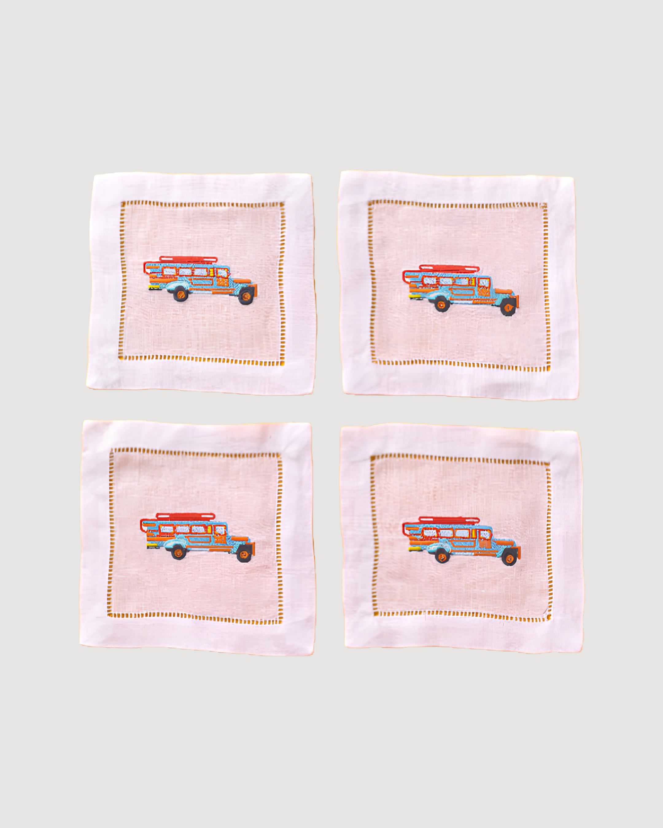 Jeepney Cocktail Napkin