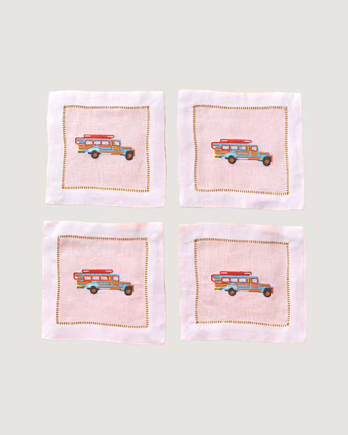 Jeepney Cocktail Napkin