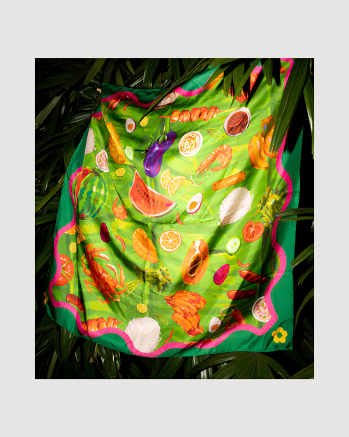 Kamayan Silk Scarf