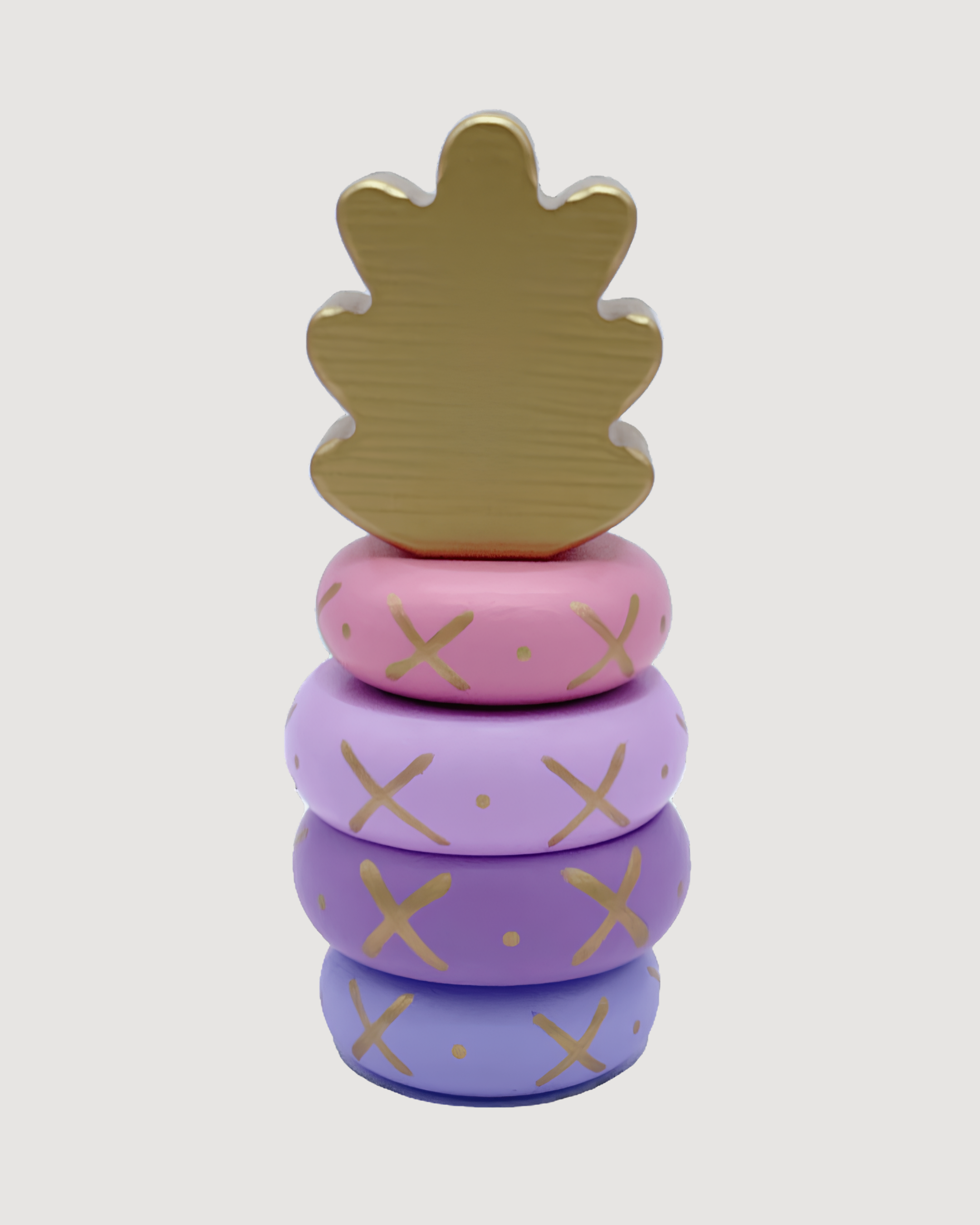 Pink Pineapple Stacking Toy