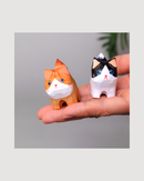 Hand-Carved Cat Painting Kit – Paint Two Cats, Create a Keychain
