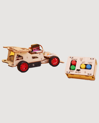 Steering Remote-Controlled Car DIY Kit, Educational STEM Toy