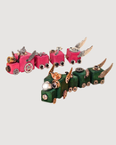 DIY Timber Train Kit – Build a Wooden Train with LED Light, Fun Accessories, Home and Office Décor