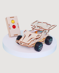 Infrared Remote Controlled Car DIY Kit, Educational STEM Toy