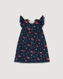 Flamingo Short Sleeve Dress – Colorful Multicultural Kids Outfit