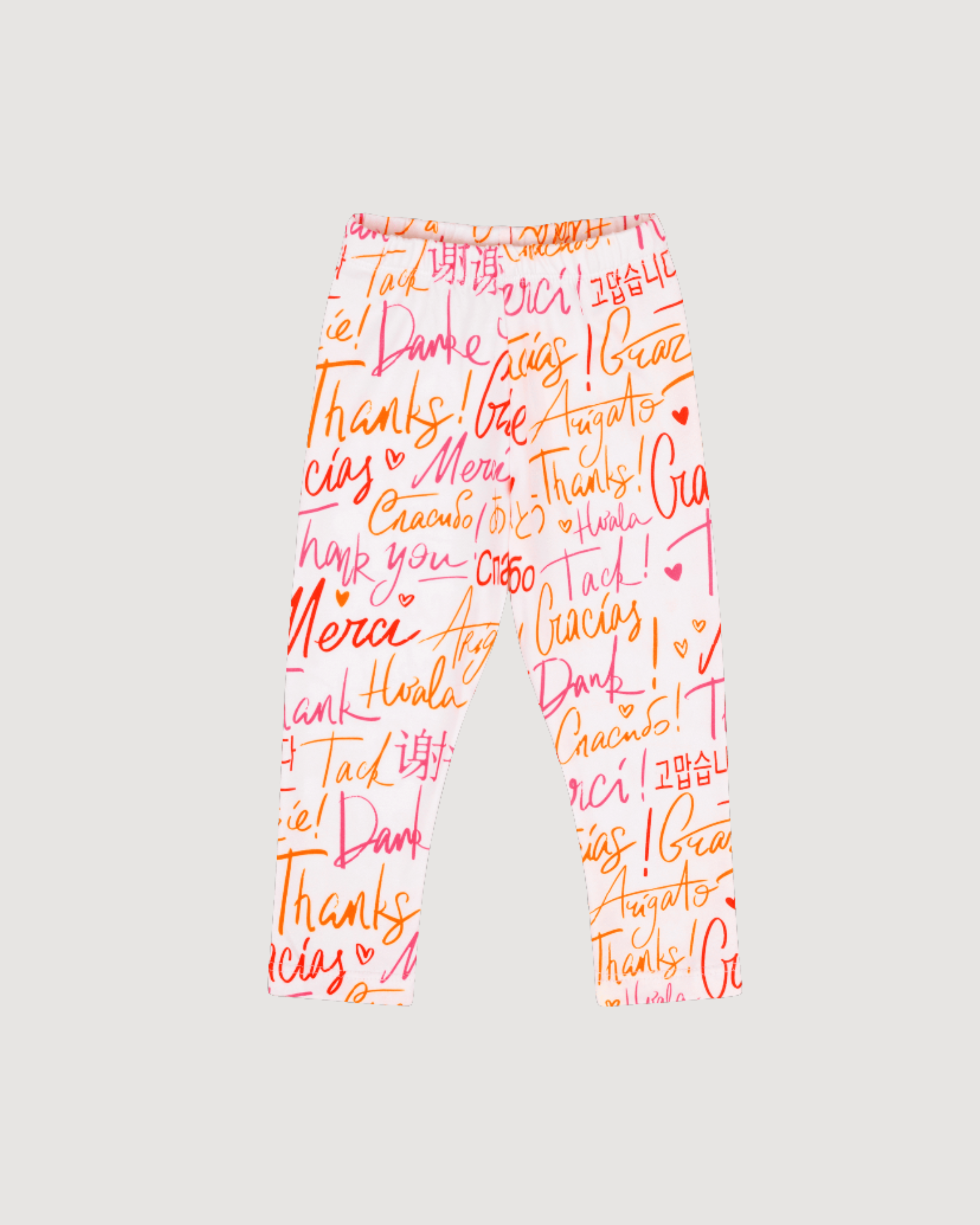 Infant Thank You Leggings - Multicultural Baby Apparel | Cozy Everyday Wear