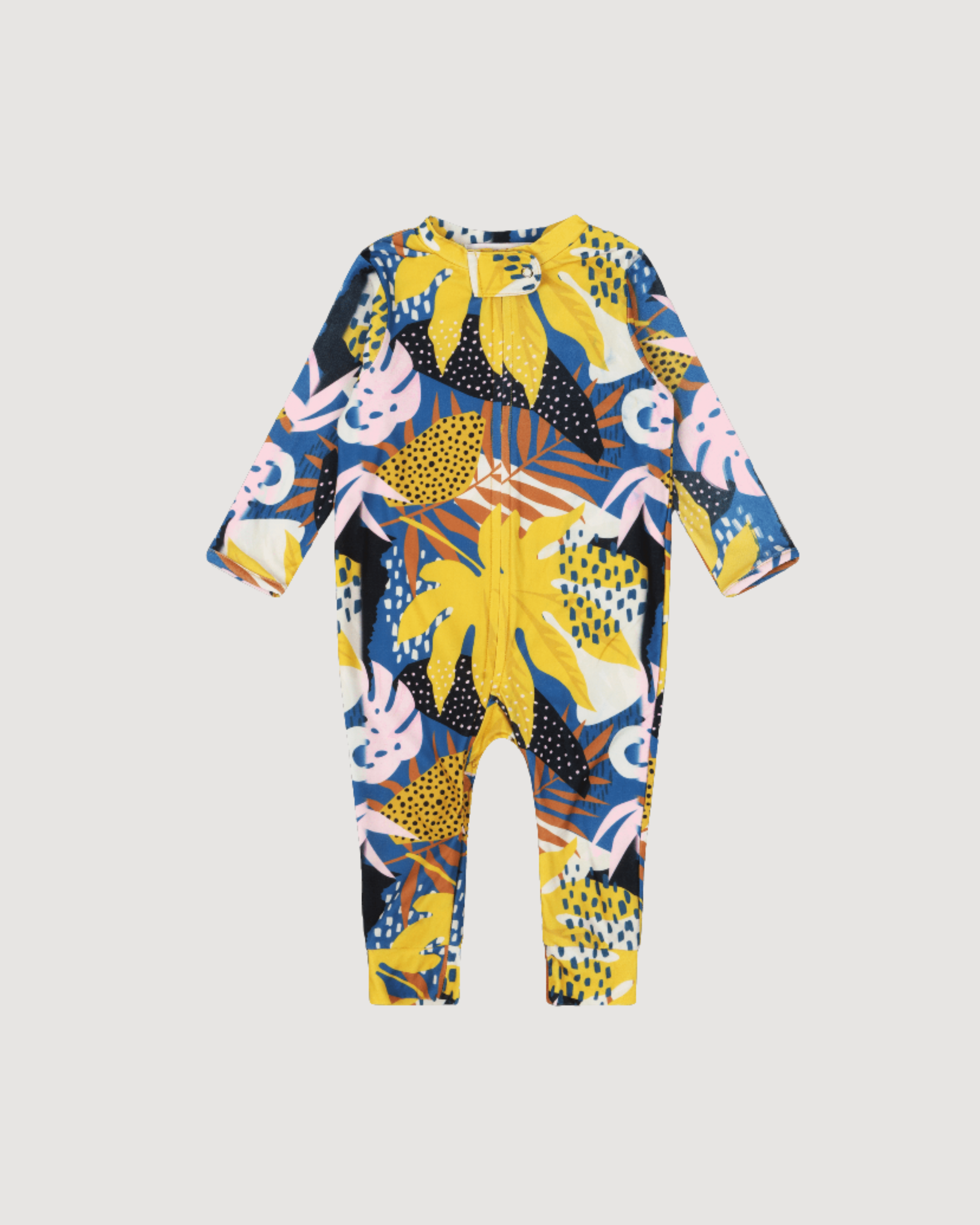 Yellow Leaf Tuta Jumper – Multicultural Kidswear by Mixed Up Clothing