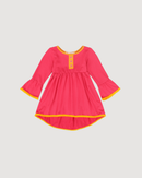 Infant Vestito Pom-pom Tunic Dress – Multicultural Cotton Toddler Outfit