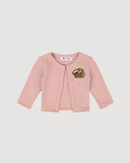 Baby Girl Elefante Cardigan – Multicultural Knit Cotton Sweater