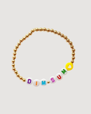 THE DIM SUM | 14k Gold-Filled Asian Word Beaded Bracelet