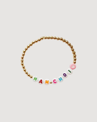 THE HAM CHOI | 14k Gold-Filled Vietnamese Phrase Beaded Bracelet